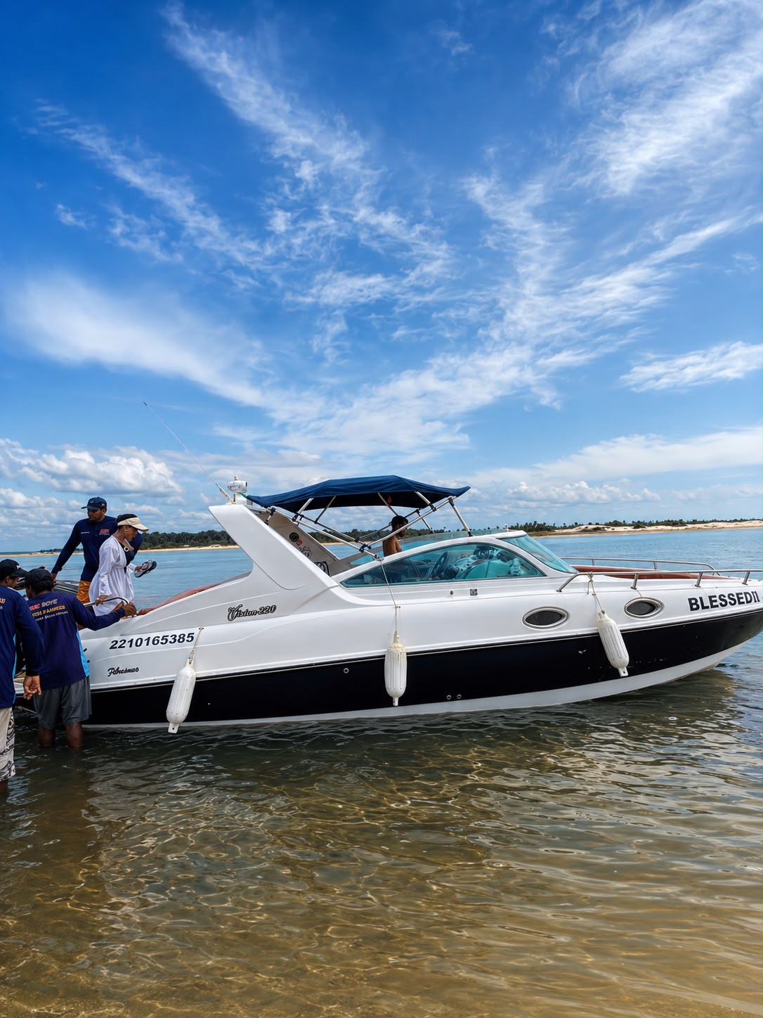 Rafa Boat na Lagoa Guaraíras